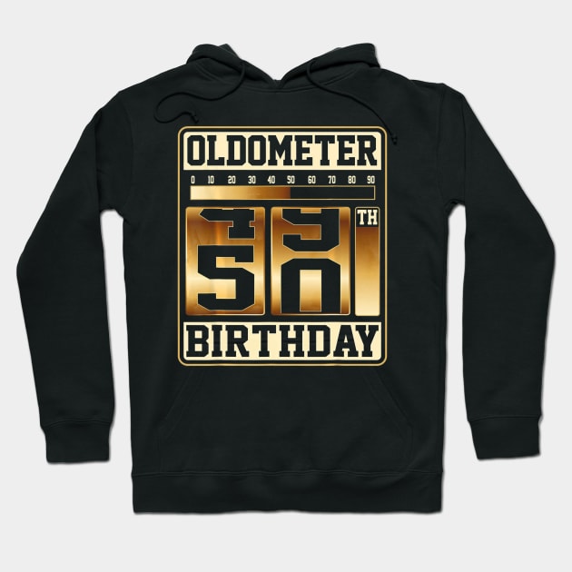 Oldometer 49 50 Shirt 50 Oldometer Shirt Fathers Day Gift Hoodie by mazurprop